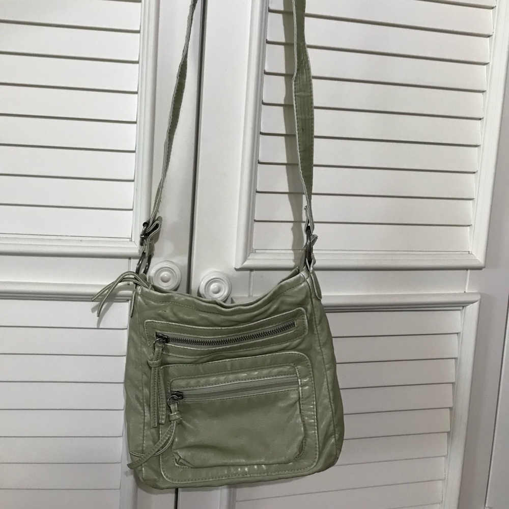 Green Satchel Purse